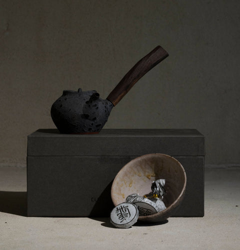 Foundational Side Handle Tea Ceremony Set | Dark