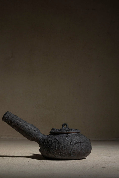 Clay Handle Teapot | 425ml | Charcoal