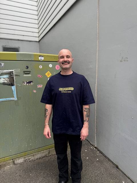 Bean Roasted Community Tee - Milkmans Market Breakfast Shirts