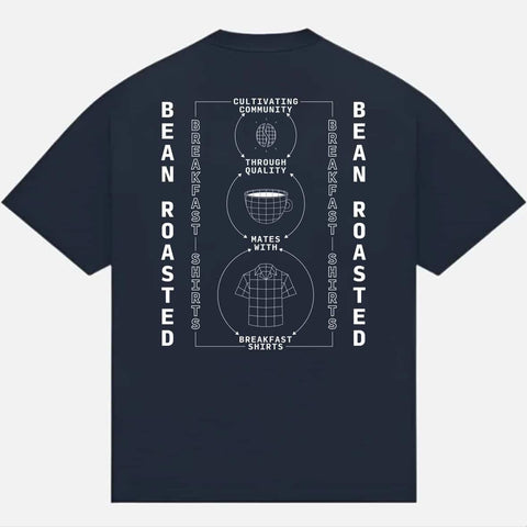 Bean Roasted Community Tee - Milkmans Market Breakfast Shirts