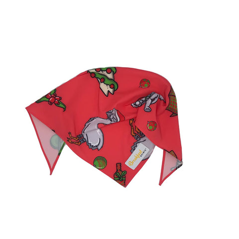 Christmas DOG Bandana "Aussie Christmas" - Milkmans Market Breakfast Shirts