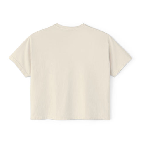 Milkman’s Market Women’s Boxy Tee – Casual & Stylish Graphic Top - Milkmans Market Wandering Folk