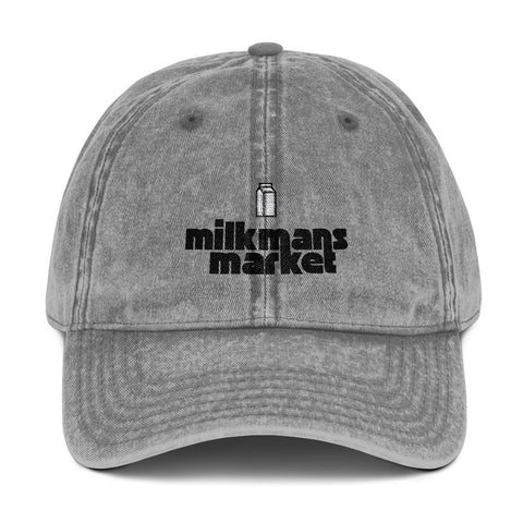 Vintage Embroidered Cap - Milkmans Market Wandering Folk