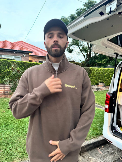 Wealth Jumper Breakfast Shirts - Brown - Milkmans Market Breakfast Shirts