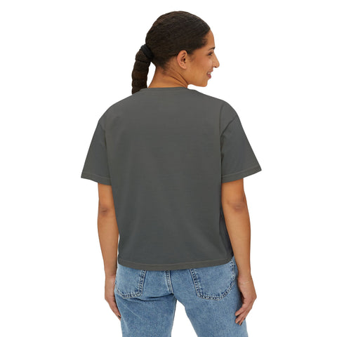 Women's Boxy Tee - Milkman's Market Graphic Top - Milkmans Market Printify