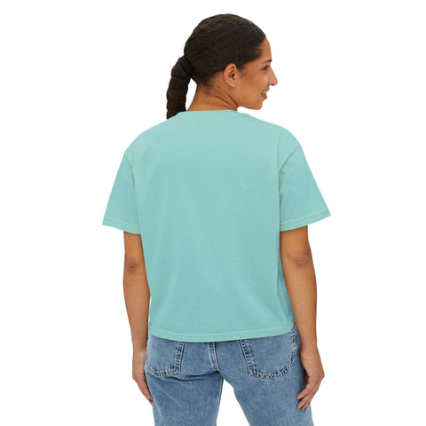 Women's Boxy Tee - Milkman's Market Graphic Top - Milkmans Market Printify