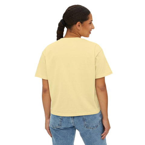 Women's Boxy Tee - Milkman's Market Graphic Top - Milkmans Market Printify