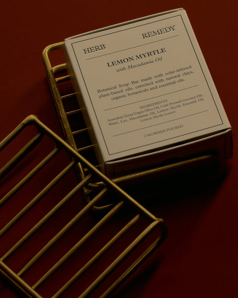 6 Pack Soap Bundle + Brass Soap Stand