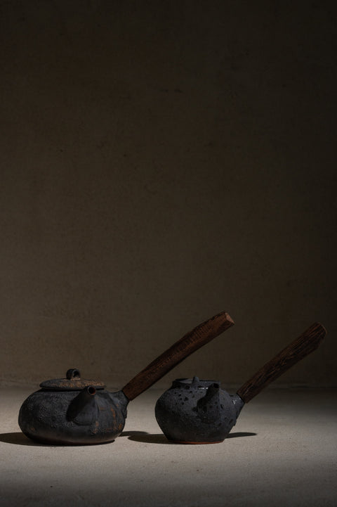 Wood Handle Teapot | 425ml | Dark