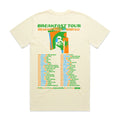 Breakfast Tour Line Up Tee - Milkmans Market Breakfast Shirts