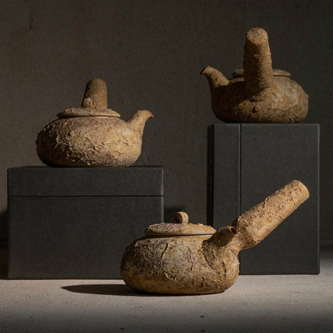 Clay Handle Teapot | 425ml | Light - Milkmans Market Cloud Hidden