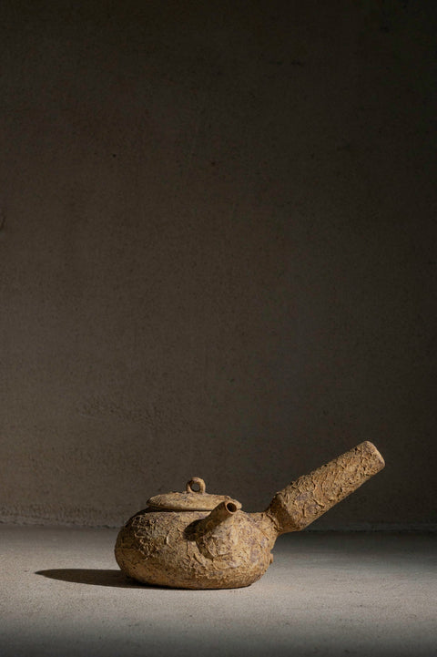 Clay Handle Teapot | 425ml | Light - Milkmans Market Cloud Hidden