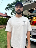 "Home of the Big Prawn' Old Quarter Tee - Milkmans Market Breakfast Shirts