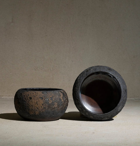 Jian Shui | Waste Water Bowl | Charcoal - Milkmans Market Cloud Hidden