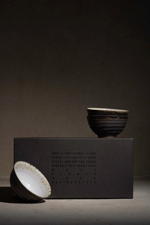 Tea Bowls | Metal - Milkmans Market Cloud Hidden