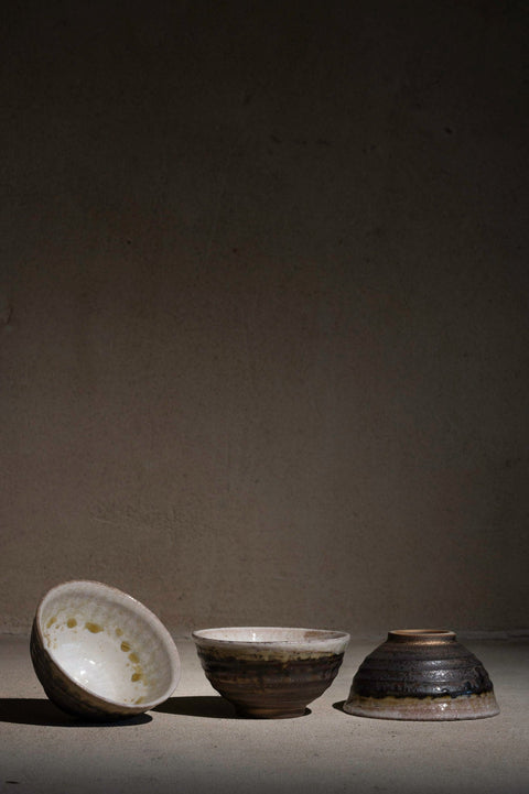 Tea Bowls | Metal - Milkmans Market Cloud Hidden