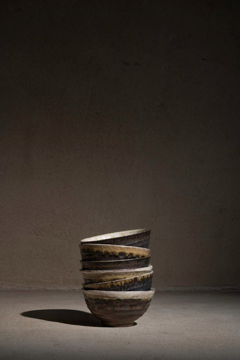 Tea Bowls | Metal - Milkmans Market Cloud Hidden