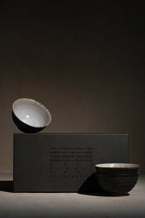 Tea Bowls | Metal - Milkmans Market Cloud Hidden