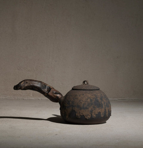 Wabi Wood Handle Teapot | 1000ml - Milkmans Market Cloud Hidden