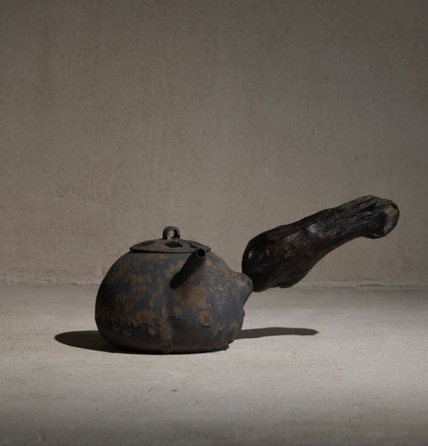 Wabi Wood Handle Teapot | 1000ml - Milkmans Market Cloud Hidden