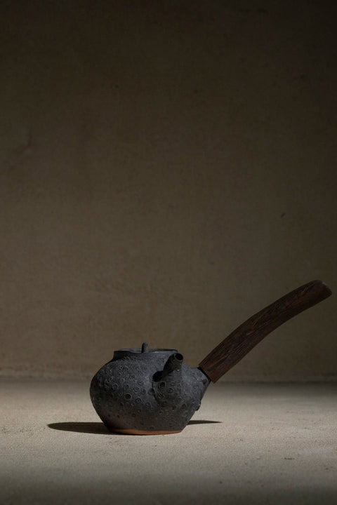 Wood Handle Teapot | 250ml | Dark - Milkmans Market Cloud Hidden