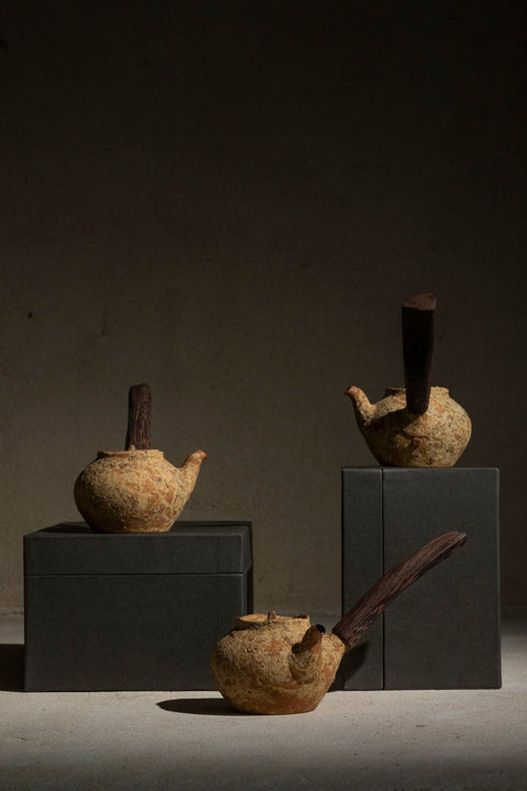 Wood Handle Teapot | 250ml | Light - Milkmans Market Cloud Hidden
